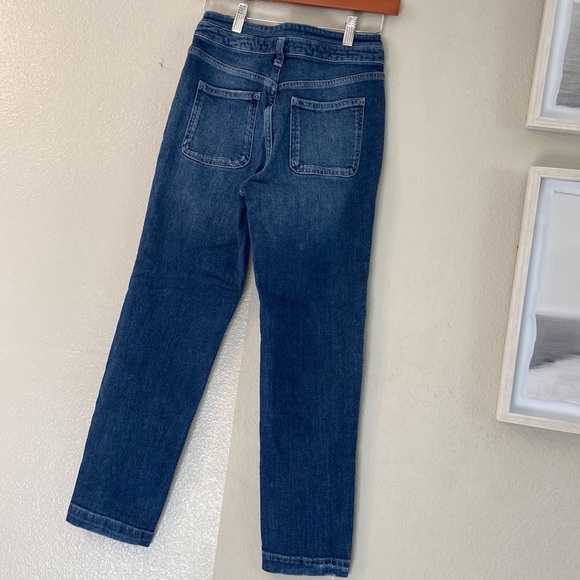 Anthropologie Pilcro and the Letterpress High Rise Slim Button Fly Jeans Size 26 - Picture 3 of 12